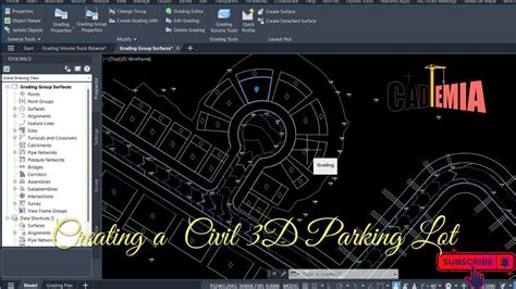 Creating A Parking Lot on AutoCAD Civil 3D .